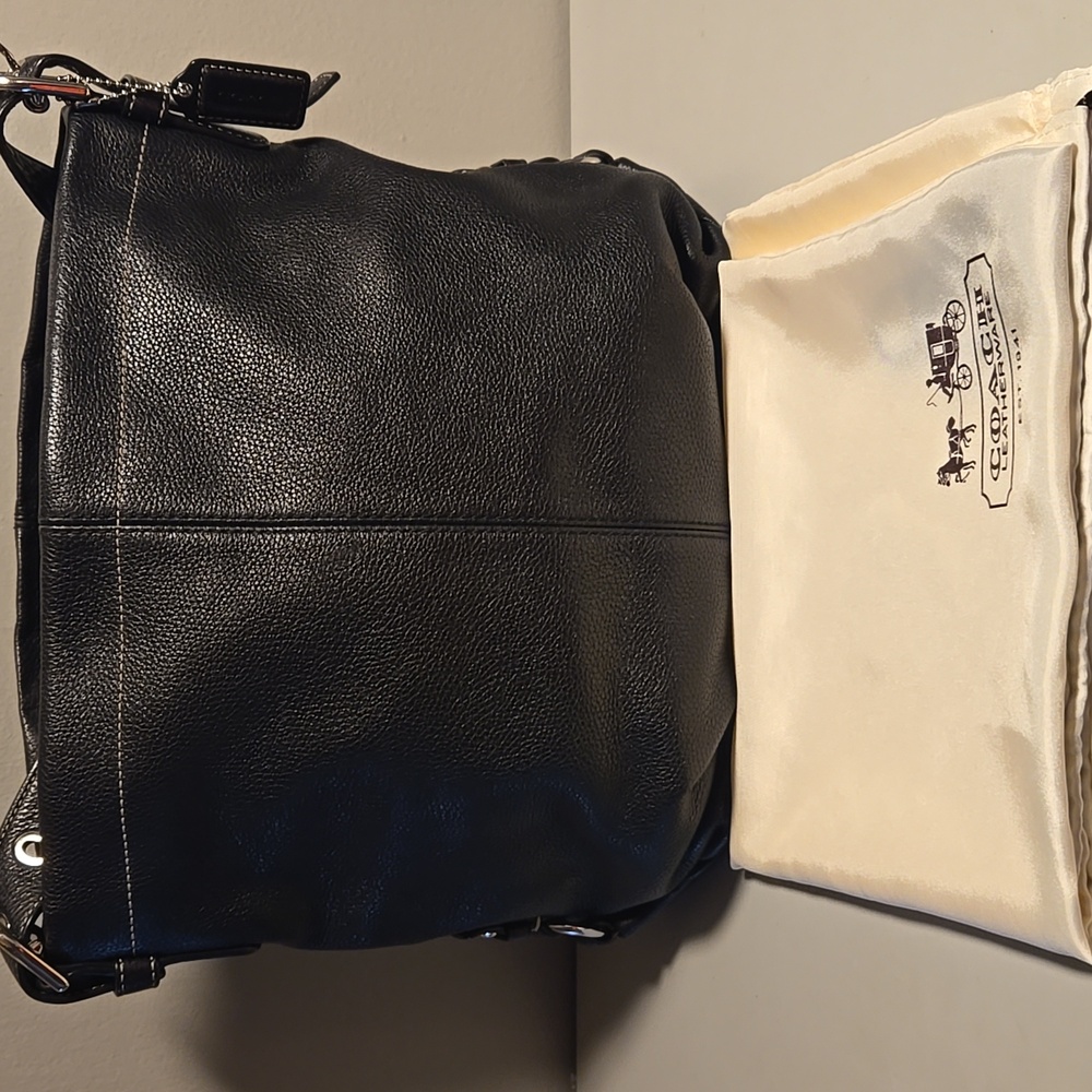 Coach Soho Leather Crossbody Black